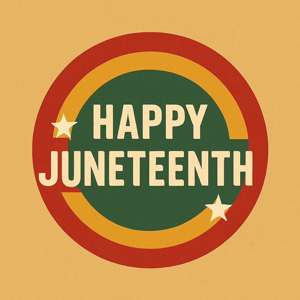 Wishing everyone a meaningful and empowering Juneteenth.

Ad we honor the resilience of those who were enslaved, the generations who fought for freedom, and the ongoing journey toward justice and equality. #Juneteenth