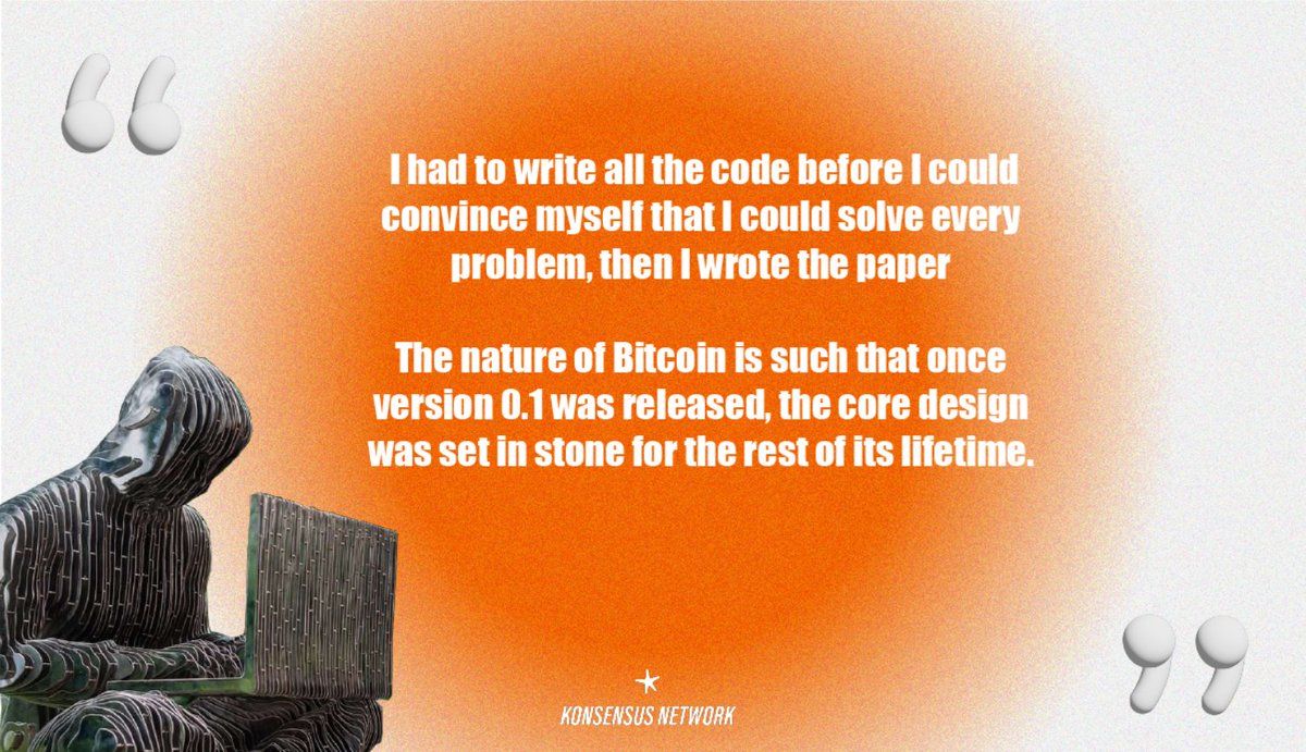 Satoshi Nakamoto's public life was short but intense.

He didn't speak for nothing, and all his posts between 2008 and 2011 are still relevant today

Here are the 10 most emblematic quotes from Bitcoin's 
creator ⤵️