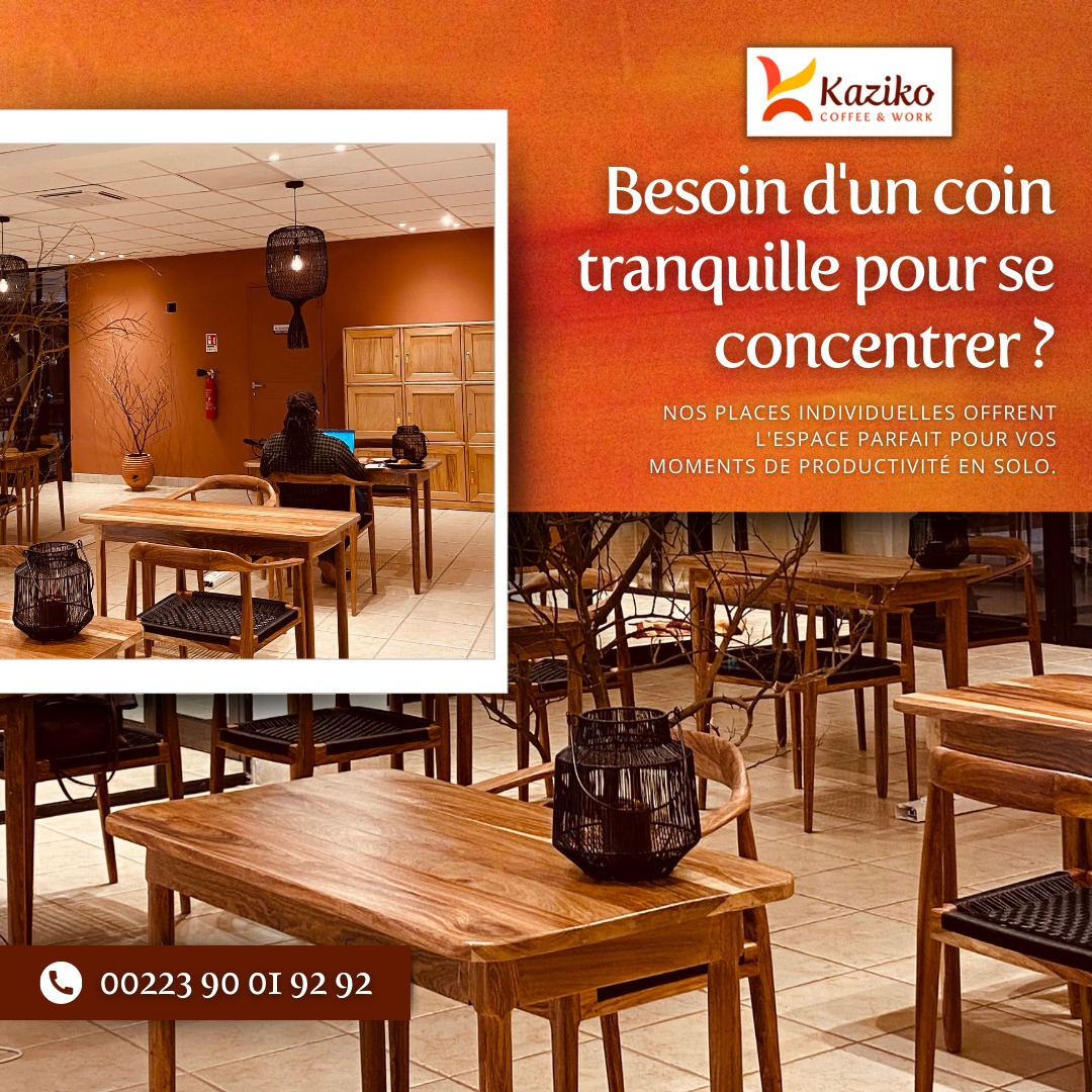 Kaziko Coffee & Work (@kaziko_cofwork) on Twitter photo ๐๐ ๐ฌ๐๐ฏ๐ข๐๐ณ-๐ฏ๐จ๐ฎ๐ฌ ?
Chez Kaziko, nos places de coworking individuelles sont accessibles ๐ฬ ๐ฉ๐๐ซ๐ญ๐ข๐ซ ๐๐ ๐ ๐๐๐ ๐
๐๐
๐ โ ๐๐จ๐ง๐ง๐๐ฑ๐ข๐จ๐ง ๐๐ข-๐
๐ข ๐๐ญ ๐๐ฌ๐ฉ๐๐๐ ๐๐ ๐ญ๐ซ๐๐ฏ๐๐ข๐ฅ ๐ข๐ง๐๐ฅ๐ฎ๐ฌ !
๐ ๐๐ฬ๐ฌ๐๐ซ๐ฏ๐๐ญ๐ข๐จ๐ง ๐๐ฎ ๐๐๐๐๐๐๐๐ ๐๐ ๐ฌ๐๐ฏ๐ข๐๐ณ-๐ฏ๐จ๐ฎ๐ฌ ?
Chez Kaziko, nos places de coworking individuelles sont accessibles ๐ฬ ๐ฉ๐๐ซ๐ญ๐ข๐ซ ๐๐ ๐ ๐๐๐ ๐
๐๐
๐ โ ๐๐จ๐ง๐ง๐๐ฑ๐ข๐จ๐ง ๐๐ข-๐
๐ข ๐๐ญ ๐๐ฌ๐ฉ๐๐๐ ๐๐ ๐ญ๐ซ๐๐ฏ๐๐ข๐ฅ ๐ข๐ง๐๐ฅ๐ฎ๐ฌ !
๐ ๐๐ฬ๐ฌ๐๐ซ๐ฏ๐๐ญ๐ข๐จ๐ง ๐๐ฎ ๐๐๐๐๐๐๐๐