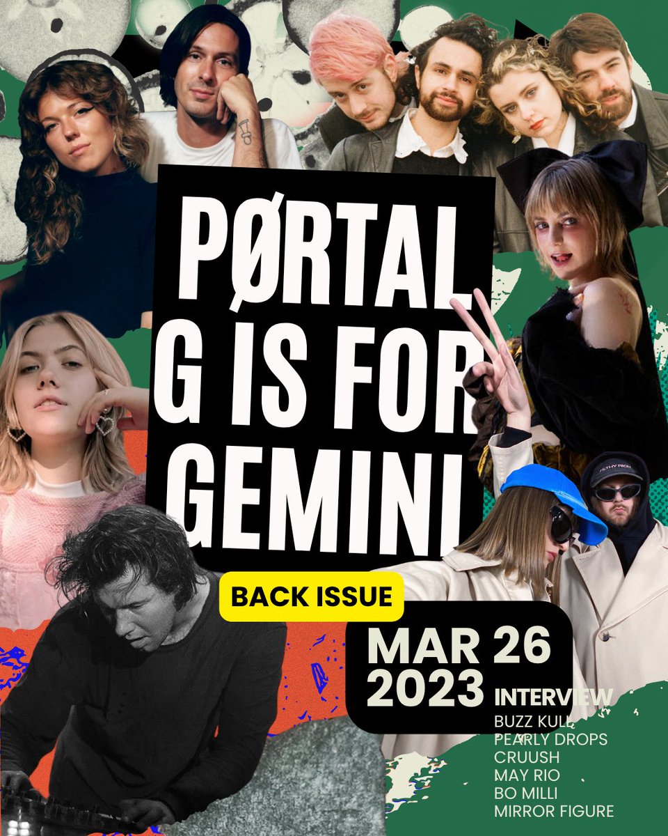 【ZINE #PØRTAL Back Issueのお知らせ】

インディーロックとアンダーグラウンドDJイベントから生まれた #ZINE「PØRTAL」。 私たちが愛するシーンやサブカルチャーを記録し、音楽を“集める”のではなく、“つなげる”ためのメディアです。

通算9冊目のG is FOR GEMINIでは Buzz Kull/Pearly