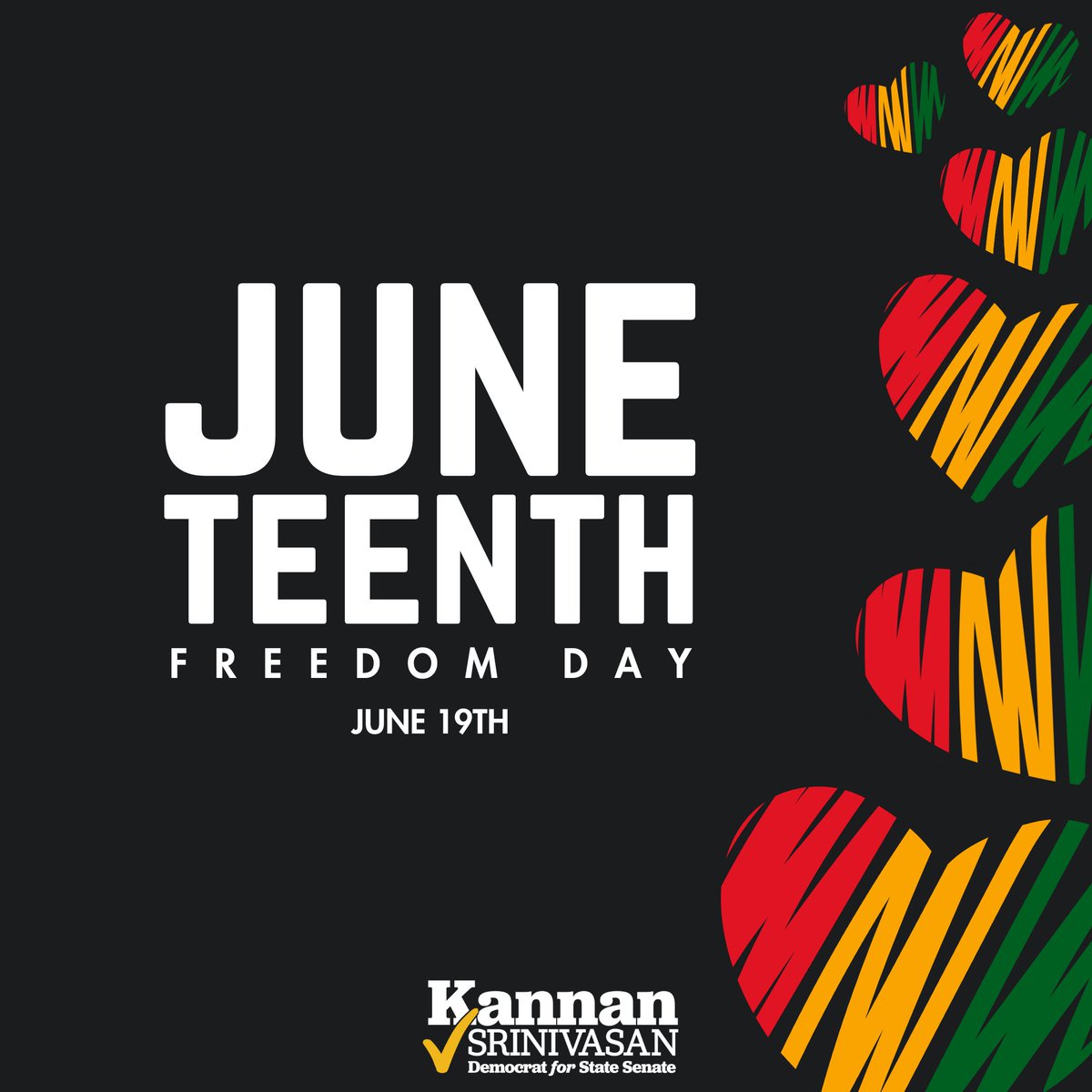 Happy Juneteenth, Virginia! 

Today, we honor the end of slavery in the U.S. and celebrate freedom, resilience and the ongoing fight for equality.