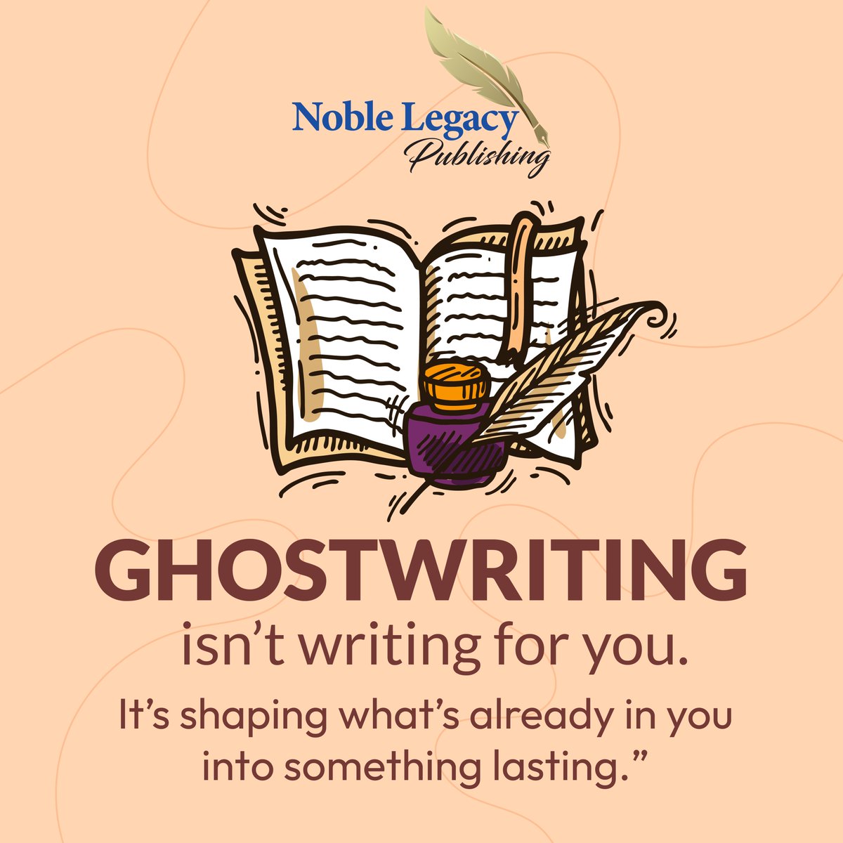 _Noblelegacy's tweet image. Ghostwriting isn’t writing for you, it’s writing with you.
Your story. Our craft. A lasting legacy.

#Ghostwriting #WritersOfTwitter #AuthorSupport #NobleLegacyPublishing #WriteYourLegacy #StorytellingMatters #BookWriting #PublishingPartner #MemoirWriting