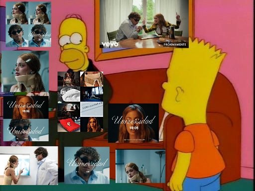 -¿Por qué tan elegante, Homero?

-Hoy se estrena "UNIVERSIDAD" De Tini ft Beele muchacho