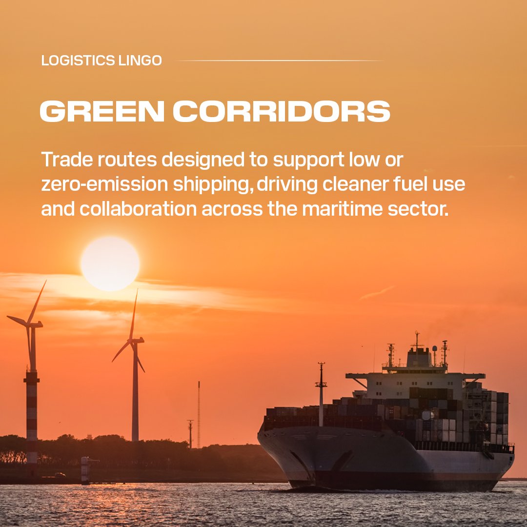 Green Corridors are the new wave of clean logistics.
They’re trade routes designed to support low or zero-emission shipping, enabling cleaner fuels and greater collaboration across the maritime sector.
This is logistics reimagined for a greener tomorrow. #SmartLogistics