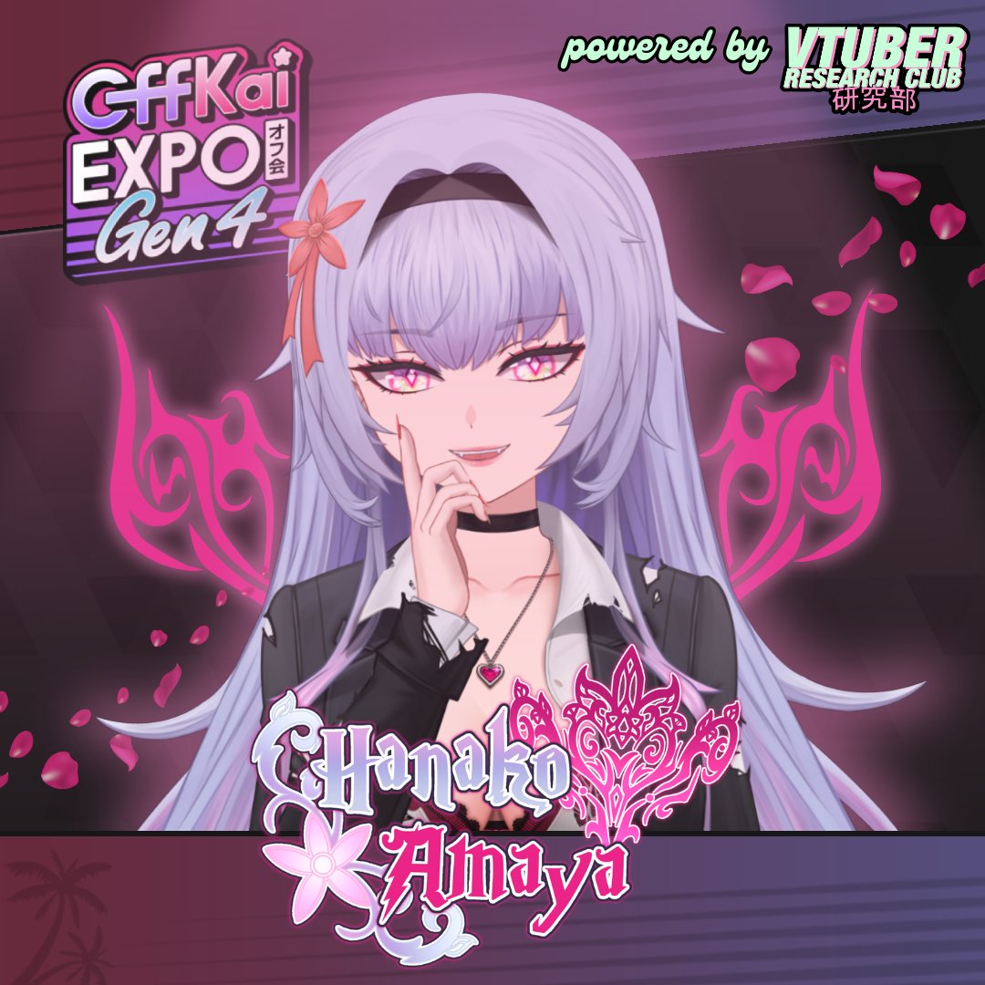 See y'all there!

If you find me on a tablet hanging out with <a href="/TheRiceNetwork/">Doctor Rice (RiceEXE) 🔜 OFFKAI EXPO GEN 4 💜</a> feel free to approach and say hi :D

Will be livestreaming my POV on the purple app as well for those wanting to tag along

from 12pm-1pm CST on Sunday
ttv/hanakoamaya
