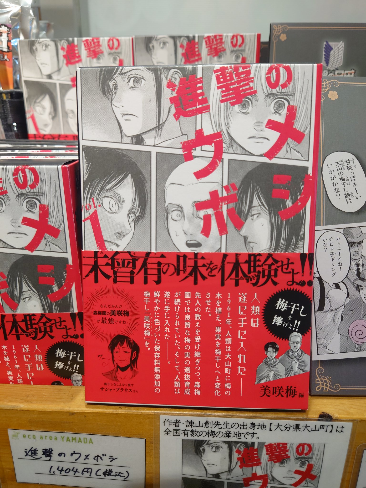 進撃のウメボシ【特別BOOK仕様】 | 《公式》森梅園・農園｜合同