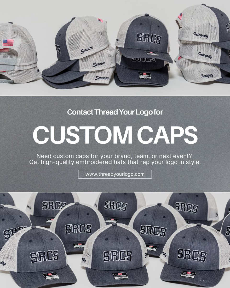 threadyourlogo's tweet photo. Get high-quality embroidered hats that rep your logo in style. From dad hats to snapbacks — we got you.
📩 Contact @ThreadYourLogo to get started on your custom cap order today! #customcaps https://t.co/FSI9XesB5a