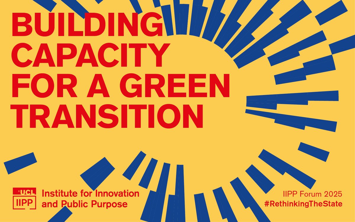 IIPP_UCL's tweet photo. 👋🏻 Welcome back to Day 2 of our #RethinkingTheState Forum!
Today's highlights include:
1️⃣ Engaging Workshops
2️⃣ #RethinkingWork and Work Organising, launching @HilaryCottam's new book
3️⃣ Our flagship event: Building Capacity for a #GreenTransition https://t.co/xpGQc9l1dR