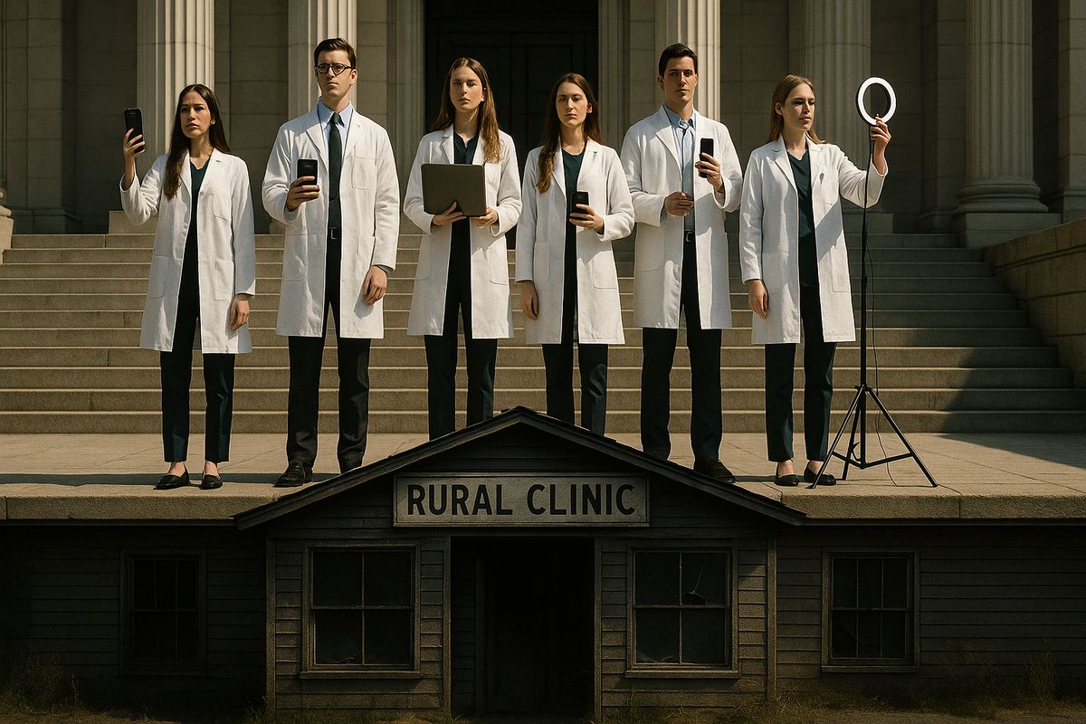 Elite med schools preach social justice.

Their grads?
Least likely to work in poor communities.

Most likely to post lectures online.
It’s not a physician shortage.
It’s a shortage of conviction.