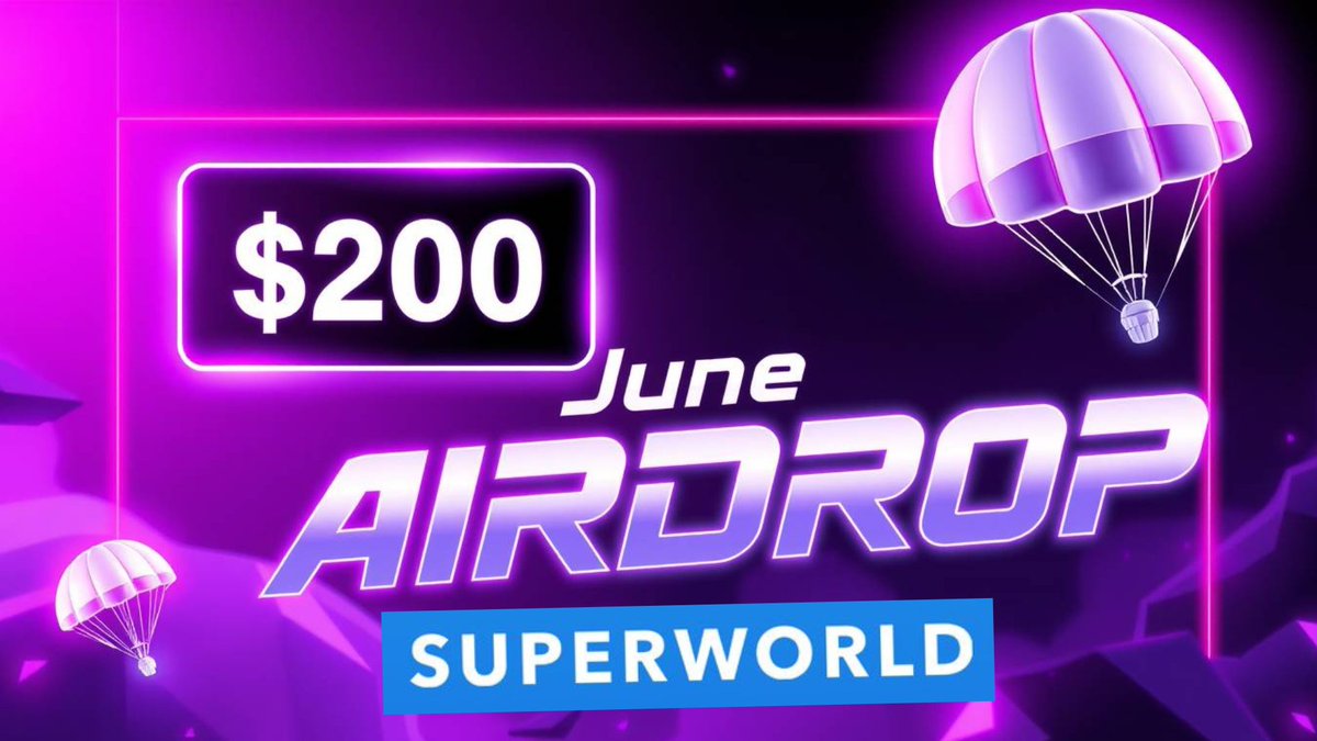 🚨 Exclusive June Airdrop is LIVE! 🚀

🏆 We are thrilled to announce new Airdrop campaign 💸 Join now 🌍

👉 Fill here: rewards.taskon.xyz/quest/814822968

🔥 Winners: Random!
✅ Follow, RT &amp; Tag 2 friends to enter.

⏳ Act fast! Distribution same end day ❤️ #Crypto #Giveaway