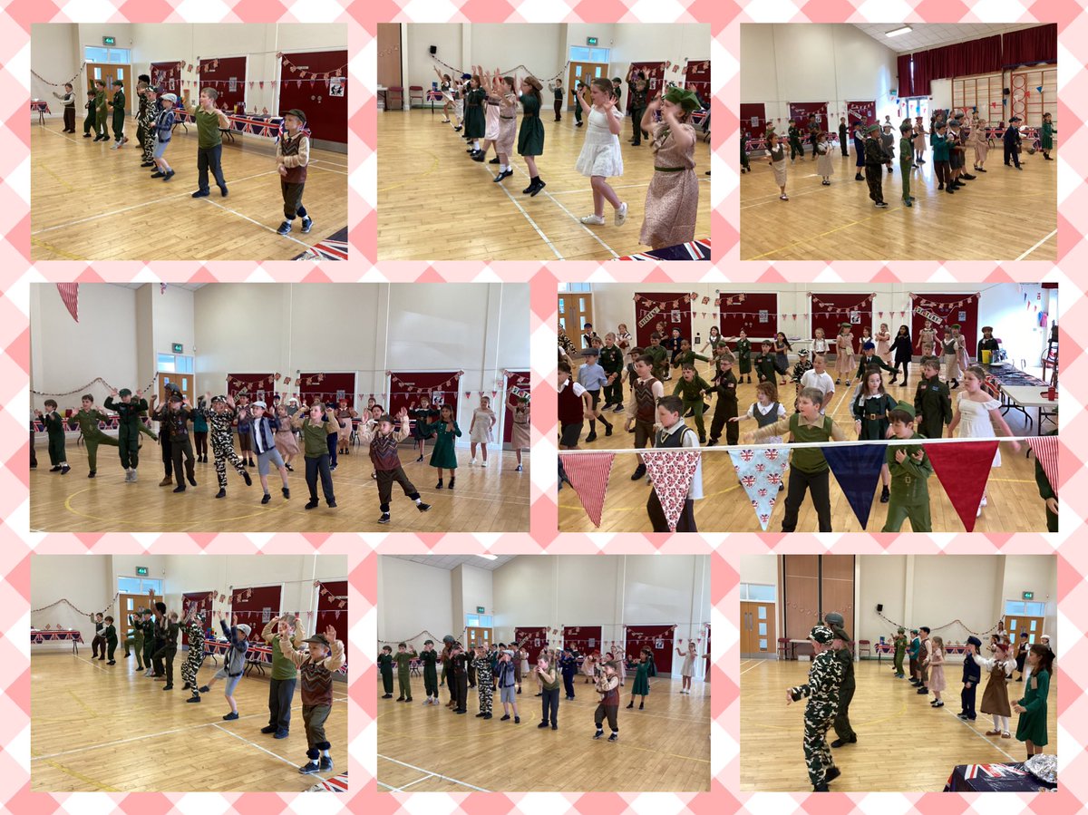 pondparkp4's tweet photo. P4 McCleery had a brilliant day celebrating VE Day with lots of WW2 themed activities, dancing and a wartime snack! https://t.co/4DW6q52WTu