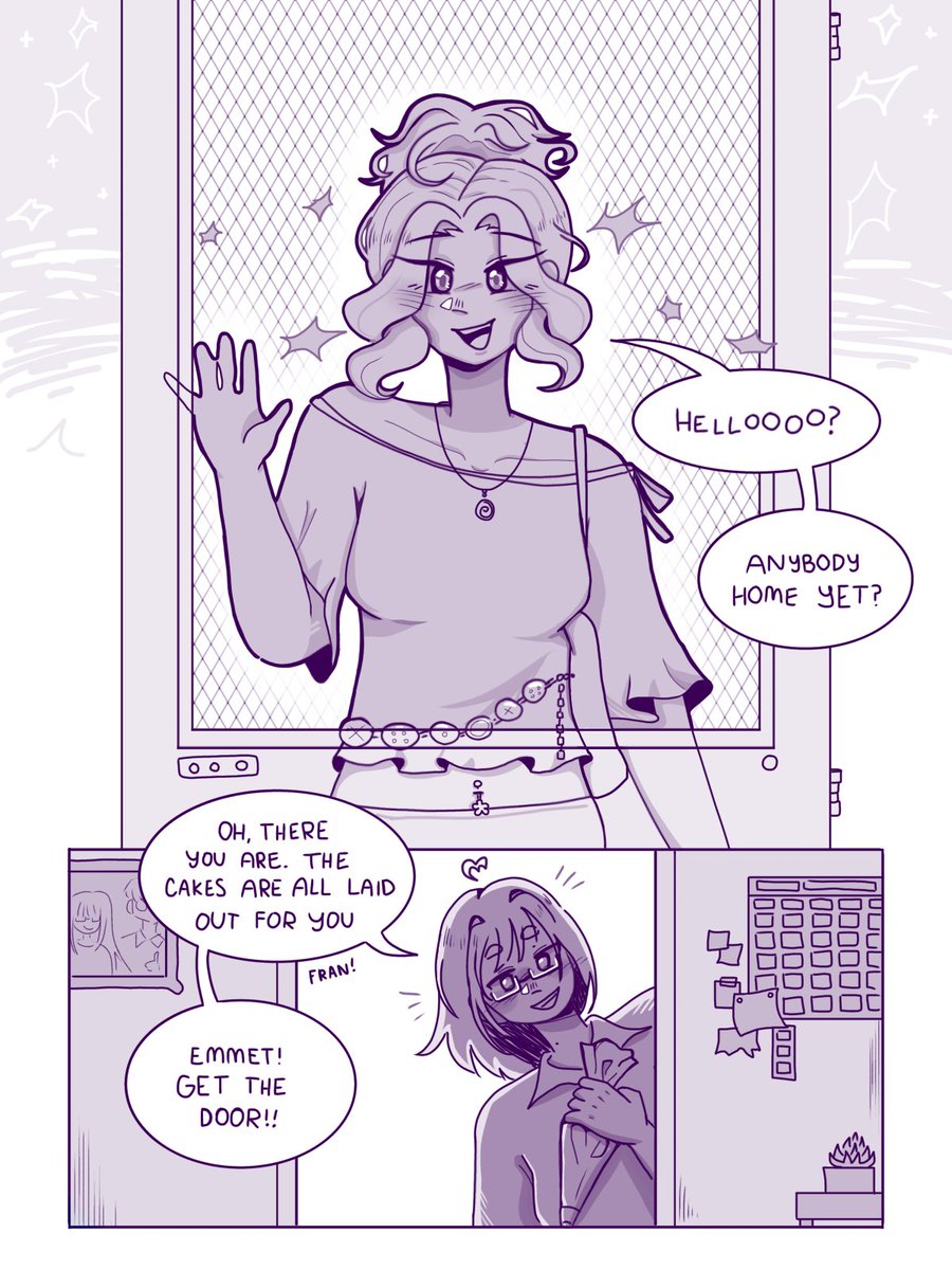 withloue's tweet image. 🍰 Heart Cakes — on sweet surprises and misunderstandings (1/4)
#yuri #wlw #oc #opmp #comic