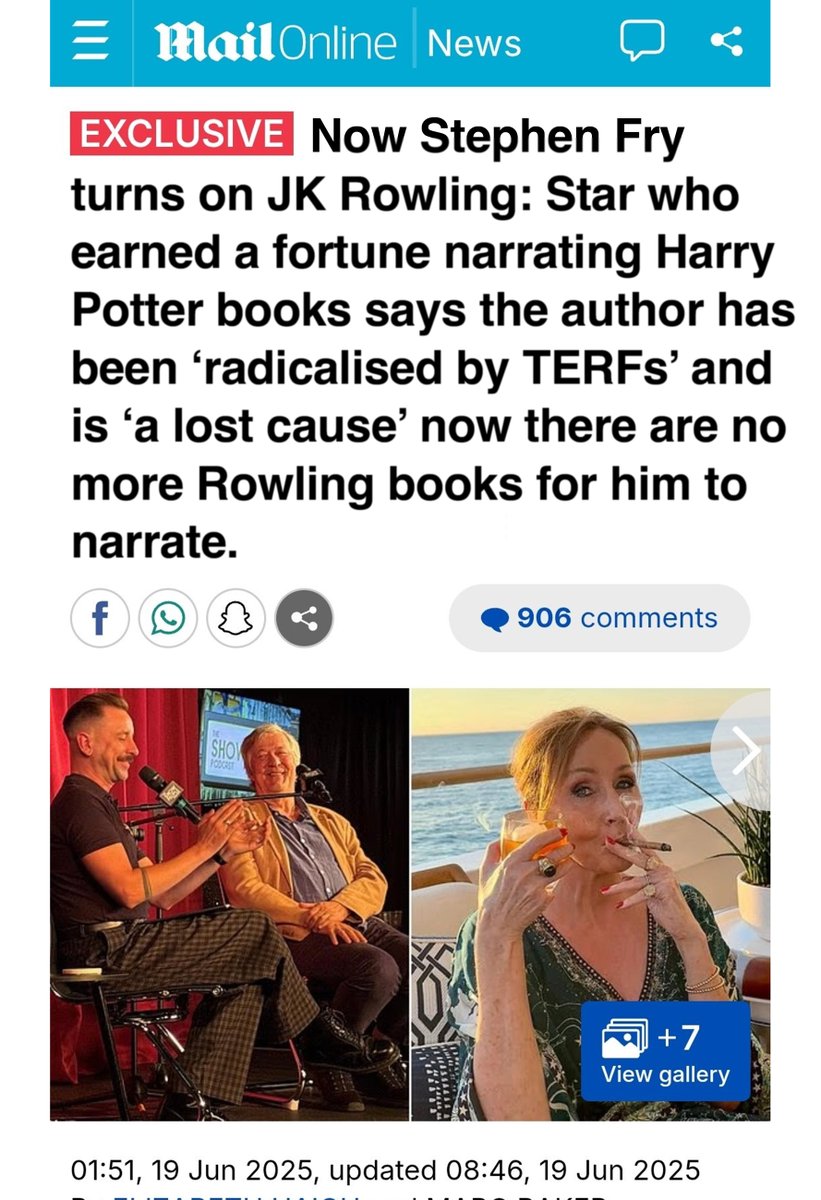 'Radicalised' by reality. 🙄