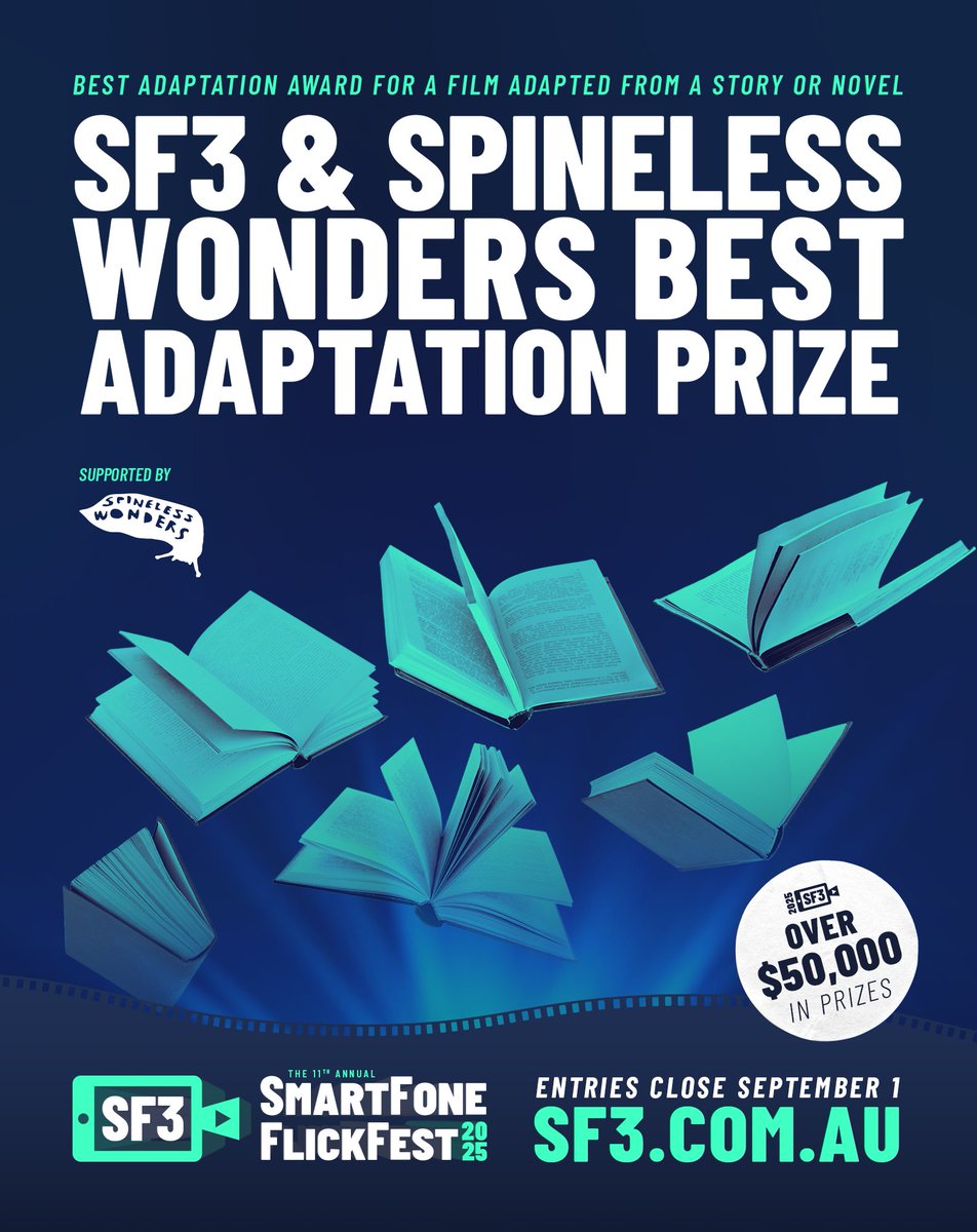Want to make a film for SF3 but don't have an idea? We've partnered with the incredible <a href="/SpinelessWonder/">Spineless Wonders</a>  &amp; have this collection of stories ready for you to adapt into your SF3 Gala or Mini film. Can't wait to see them - sf3.com.au/submit/micro-f…