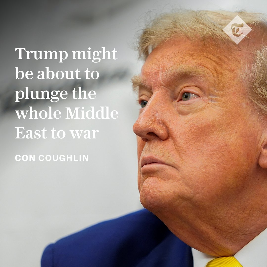 'The very idea that Trump could authorise military action against Iran goes against his constant campaign pledge that he wanted to end America’s “forever wars” in the Middle East,' writes Con Coughlin.
#Iran #الحرب_بدأت_الان #tahran #إسرائيل #ایران 
#IranVsIsrael #iranisraelwar