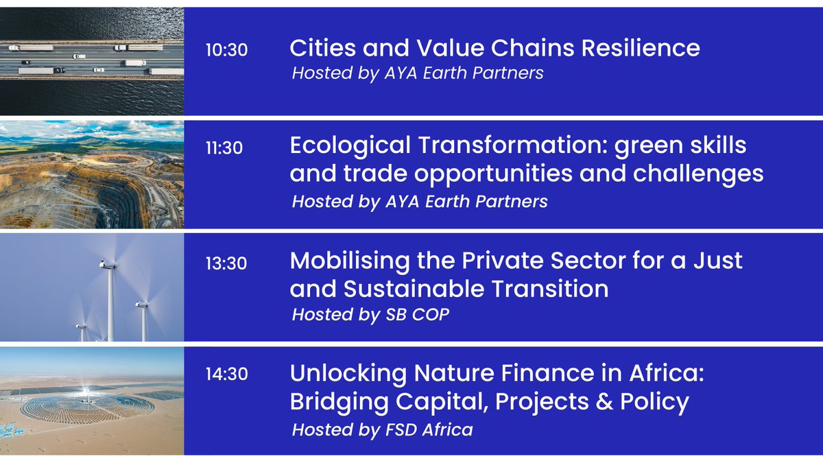 wclimate's tweet image. 🌟 With just 1 week to go, we’re thrilled to introduce a series of exclusive side events as part of World Climate Investment Summit programme – featuring hands-on industry insights and engaging roundtable discussions hosted by our esteemed partners. 🌟
These in-person workshops…