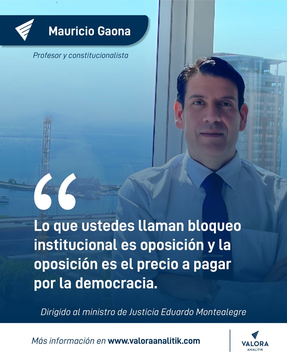 Camilo Silva (@camilosilvaj) on Twitter photo “Lo que ustedes llaman bloqueo institucional es oposición y la oposición es el precio a pagar por la democracia” Mauricio Gaona a <a href="/MinInterior/">MinInterior Colombia</a> Montealegre “Lo que ustedes llaman bloqueo institucional es oposición y la oposición es el precio a pagar por la democracia” Mauricio Gaona a <a href="/MinInterior/">MinInterior Colombia</a> Montealegre