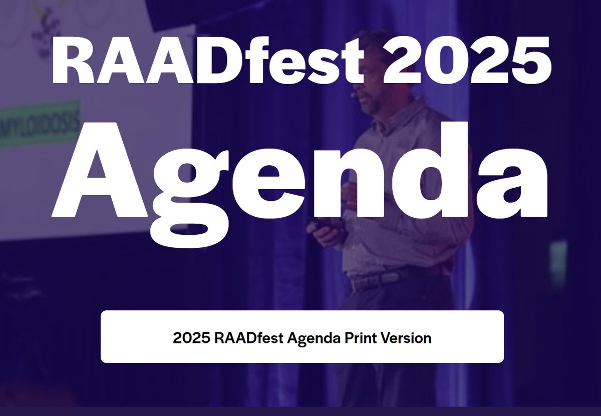 RAADfest 2025 Agenda 👇<a href="/raadfest/">RAADfest</a>

🔗raadfest.com/agenda