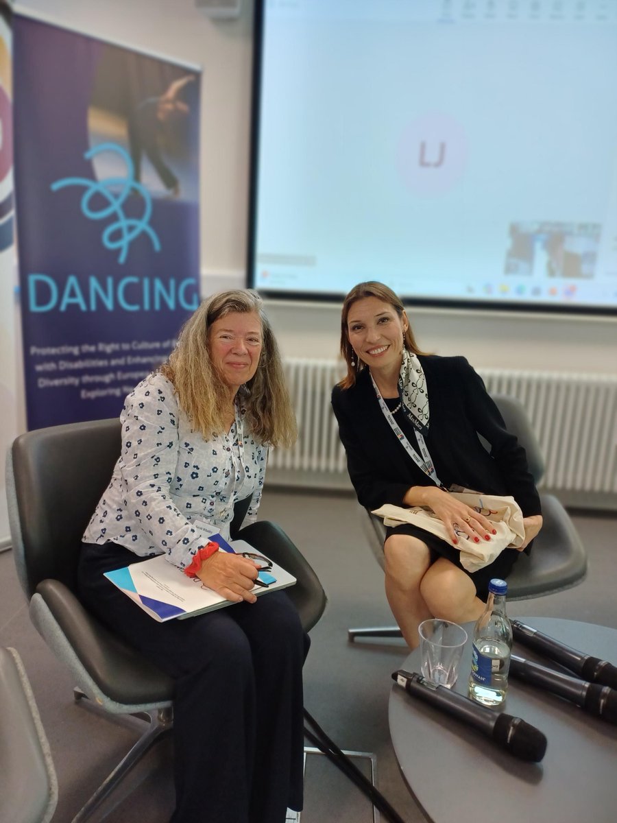 DancingErc's tweet image. Sarah Whatley, Professor of Dance at Coventry University, UK and Prof. Delia Ferri of @MaynoothUni at the first panel at #DancingFinalConference on 'The Experiential Objective and Arts-based Research'.

@adx943
@covcampus  
@ERC_Research