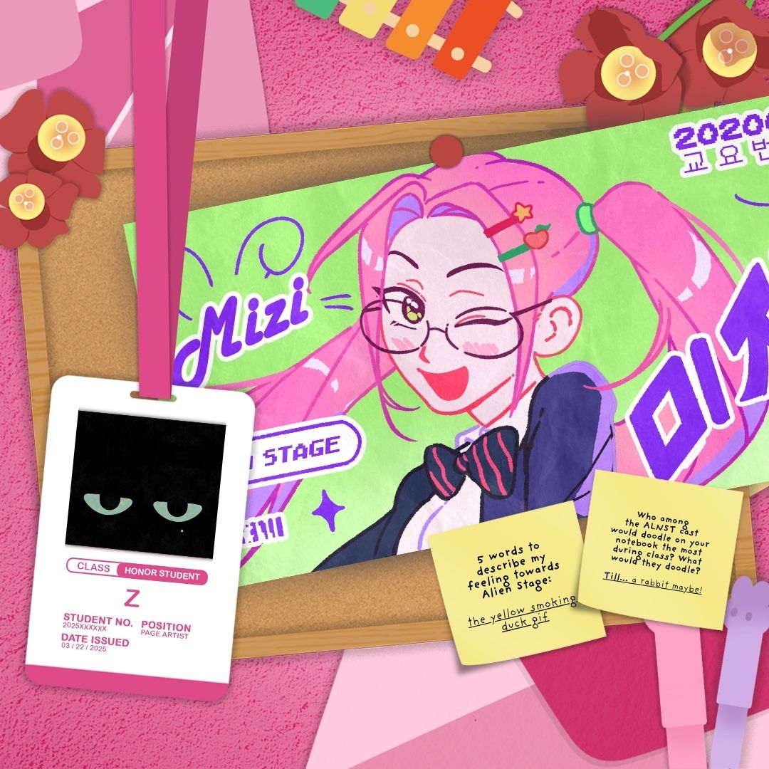 anakt_corp's tweet image. ౨ৎ PAGE ARTIST: Z ౨ৎ
Introducing page artist, @sneoopyy!
Since the council members are sure that Till will be extra shy about this, we're asking the big question to Z: who do we think Till's rabbit doodle is meant to be? 👀
#AfterSchool_ALNST