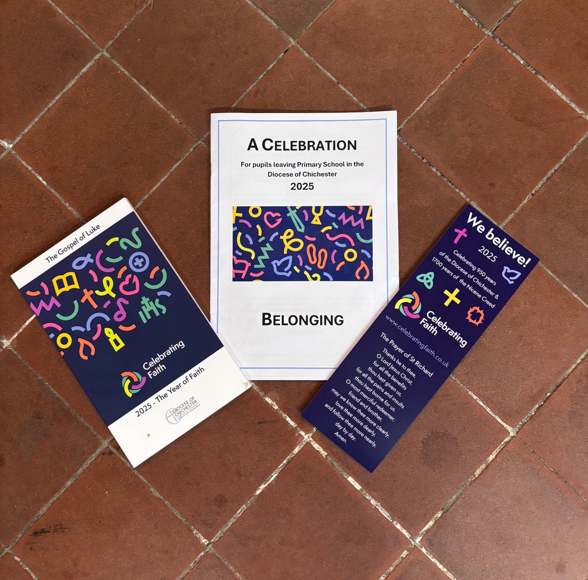 Services 2 and 3 today in Hastings…there’s something very satisfying about the fact that everything matches this year and is linked to the Diocesan Year of Faith <a href="/ChichesterDio/">Chichester Diocese</a>