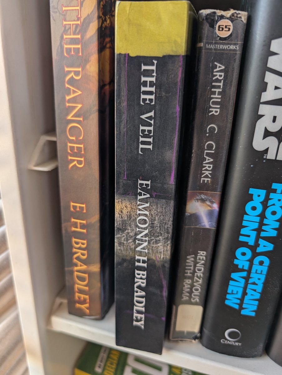 Pride of place on my shelf <a href="/EamonnHBradley/">Eamonn H Bradley, co-founder of Dark Veil Society</a> The Veil