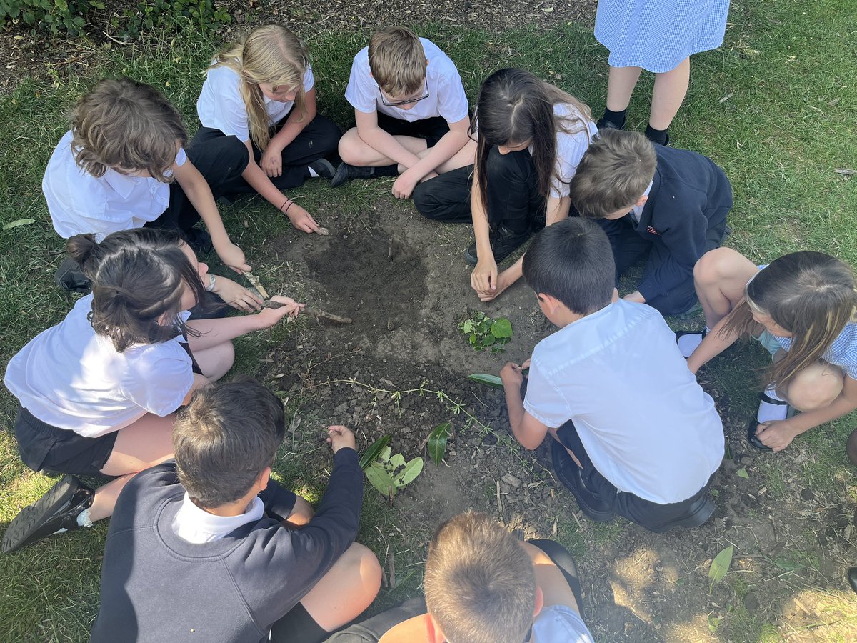 Forget pizza and peas—today’s school dinner time was all about sticks, leaves, and luxury lodgings. The children spent their break building a bug hotel! 🐛🍃 #BugHotel #OutdoorLearning #SchoolLife