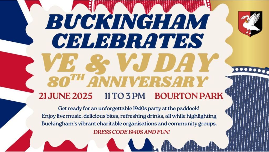 We are looking forward to attending Celebrate Buckingham Day this Saturday (21 June) from 11am – 3pm in Bourton Park Paddock.

Come along for for tons of fun, food and community spirit!