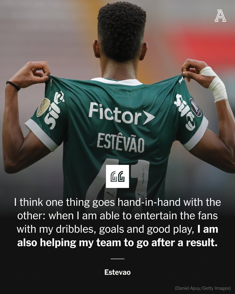 "I like to say that the football pitch is my amusement park because it’s where I feel happiest."

Chelsea-bound Estevao speaks about the comparisons with Neymar, his love for Lionel Messi and why the Club World Cup is the perfect way to conclude his Palmeiras career.

📝