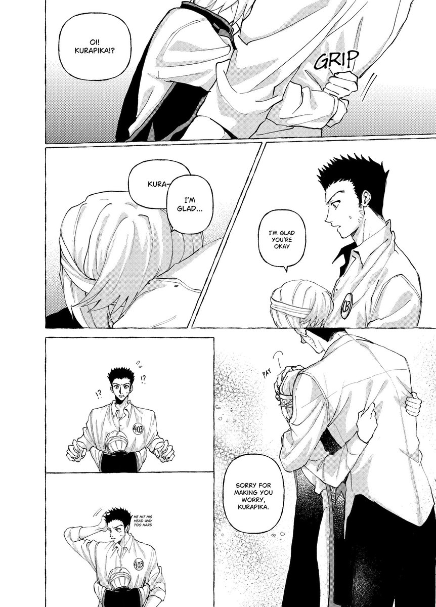 Kurakur4__'s tweet photo. Based on 1999 ver. Episode 20
[After the storm]

 #レオクラ #leopika #hxh https://t.co/OHi40EB5zr