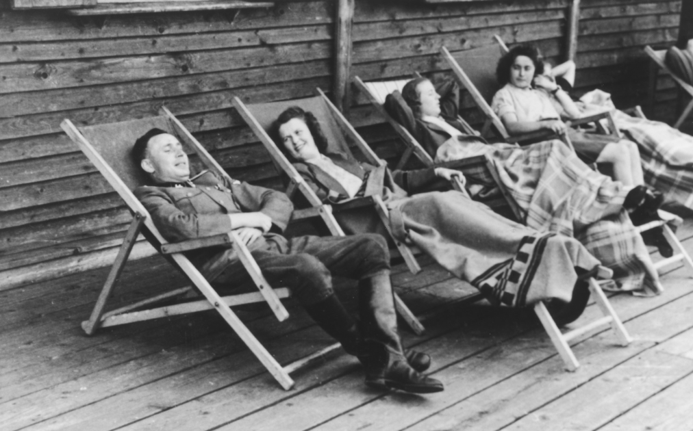 Monsters do not exist. The SS were simple humans that decided to follow an ideology based on hatred and antisemitism.

This picture was taken in Solahütte, a resort in Poland for the Nazi German personnel of Auschwitz during the Holocaust in occupied Poland.

#SeeingAuschwitz