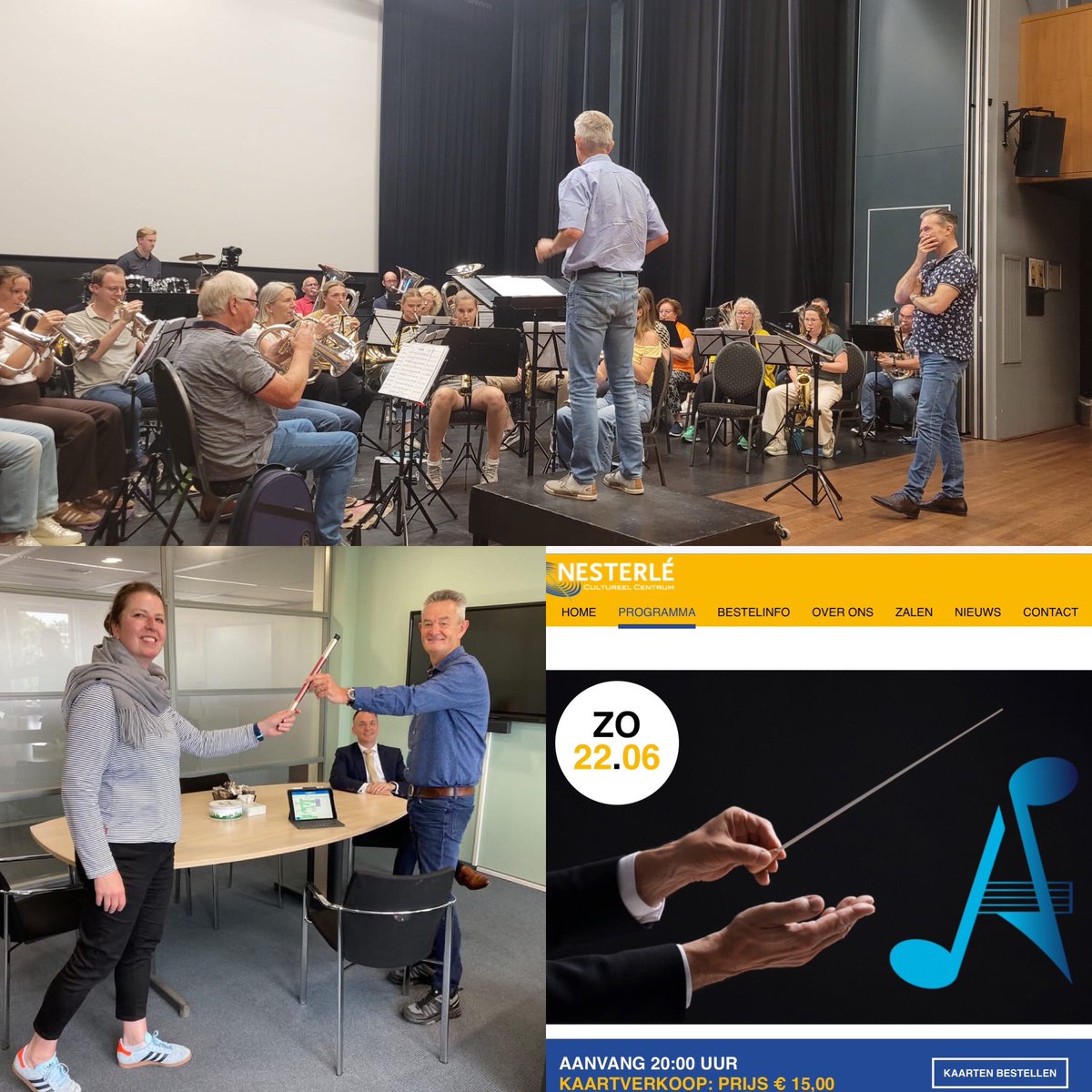 🎶 Nou, dit had niemand zien aankomen
Als wethouder <a href="/bernheze_gem/">Gemeente Bernheze</a> dus officieel dirigent bij #Maestro.
Ja, met een stokje. En nee, het is geen toverstok, al probeer ik wel magische muziek uit muziekvereniging Animato te krijgen
Volg m’n pogingen om in de maat te blijven.😄🥁🎺
