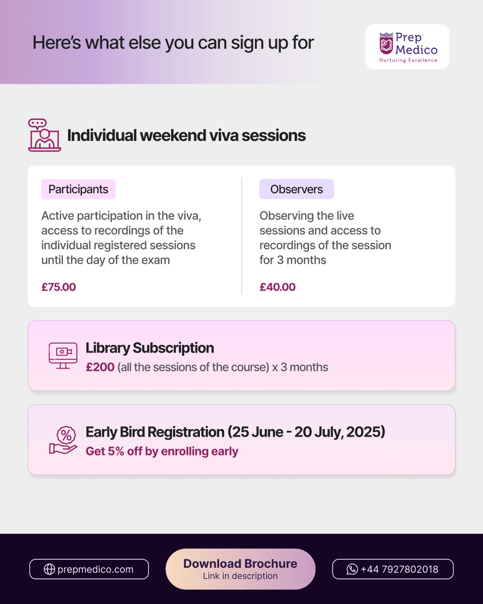 PrepMedico (@prepmedico) on Twitter photo 3rd FRCS Vasc Surgery Course begins: 31st August '25, Registration opens: 25th June '25.
Download brochure: linke.to/zrbmZ
<a href="/Mani_TxSurgeon/">Manikandan Kathirvel</a> <a href="/frcsviva_com/">Surgical Minds</a> <a href="/HFrcs/">Higher FRCS - Higher Vasc - Higher VIVA</a> <a href="/ASiTofficial/">ASiT</a> <a href="/TheMammaryFold1/">The Mammary Fold</a> <a href="/T4UGIS/">TUGSS</a> <a href="/ACPGBI/">@ACPGBI</a> <a href="/asgbi/">ASGBI</a> <a href="/herricksociety/">The Herrick Society</a> <a href="/Dukes_Club/">The Dukes' Club</a> <a href="/roux_group/">The Roux Group</a> <a href="/GrabTheFRCS/">Grab The FRCS-Grab Medical Innovations</a> 3rd FRCS Vasc Surgery Course begins: 31st August '25, Registration opens: 25th June '25.
Download brochure: linke.to/zrbmZ
<a href="/Mani_TxSurgeon/">Manikandan Kathirvel</a> <a href="/frcsviva_com/">Surgical Minds</a> <a href="/HFrcs/">Higher FRCS - Higher Vasc - Higher VIVA</a> <a href="/ASiTofficial/">ASiT</a> <a href="/TheMammaryFold1/">The Mammary Fold</a> <a href="/T4UGIS/">TUGSS</a> <a href="/ACPGBI/">@ACPGBI</a> <a href="/asgbi/">ASGBI</a> <a href="/herricksociety/">The Herrick Society</a> <a href="/Dukes_Club/">The Dukes' Club</a> <a href="/roux_group/">The Roux Group</a> <a href="/GrabTheFRCS/">Grab The FRCS-Grab Medical Innovations</a>