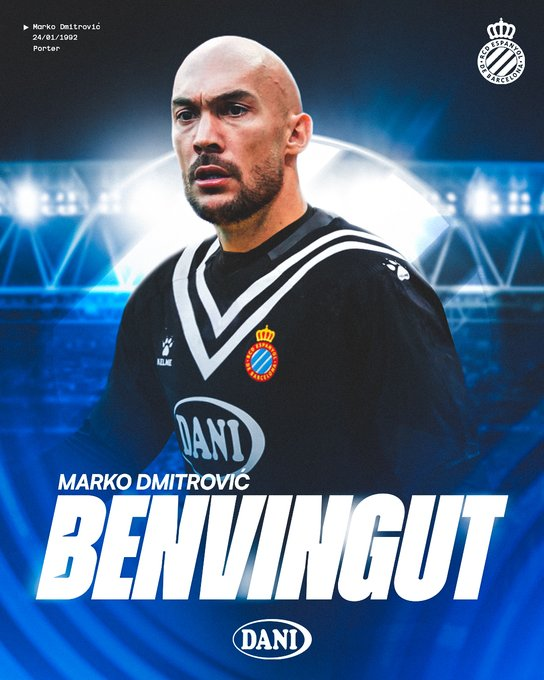 🚨 OFICIAL | Dmitrović ficha por el <a href="/RCDEspanyol/">RCD Espanyol de Barcelona</a> 

🧤 El portero serbio llega procedente del <a href="/CDLeganes/">C.D. Leganés</a> 

📻 #PartidazoCOPE
