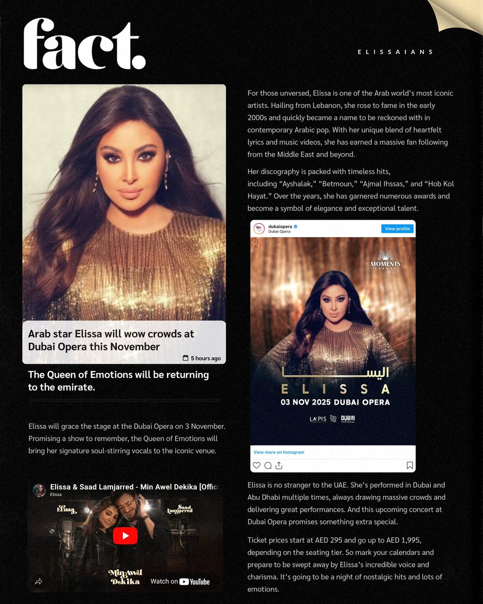 Elissaians's tweet image. Fact. Magazine @elissakh 📬
