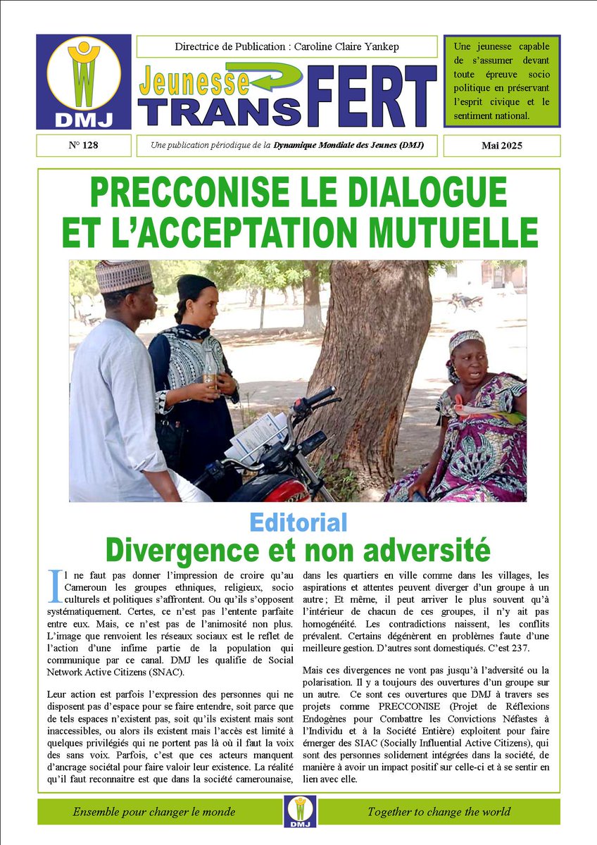 DMJ - Dynamique Mondiale des Jeunes tweet media