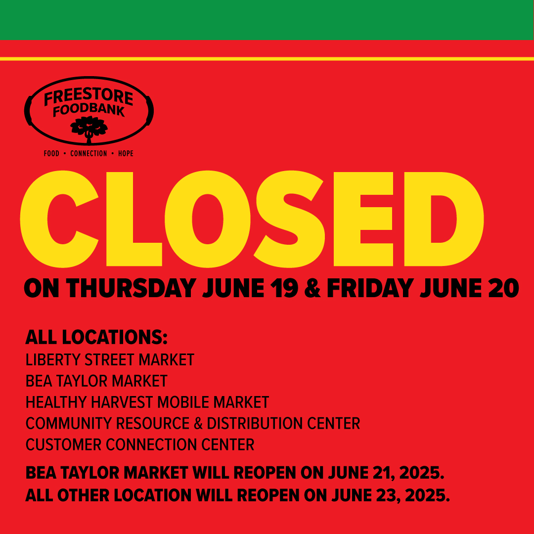 FreestoreFB's tweet image. All FSFB locations are closed today and tomorrow in observance of Juneteenth