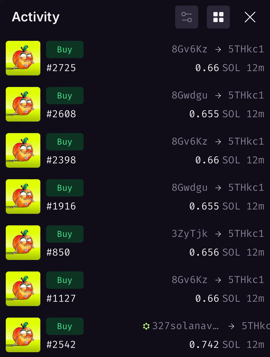 JUST IN: someone bought 7 Srmanzanos! Something is happening.