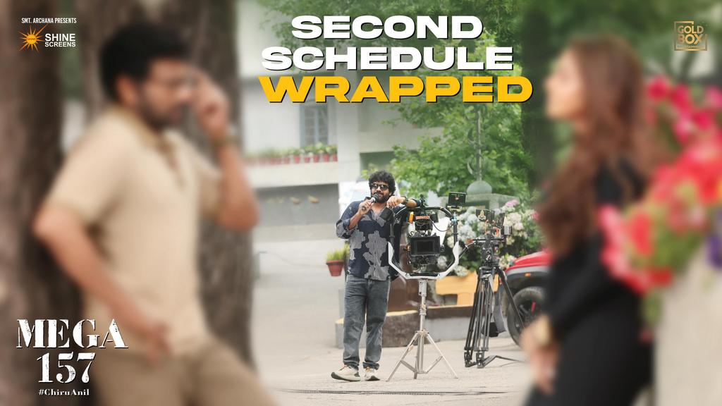Anil Ravipudi (@anilravipudi) on Twitter photo Mussoorie Schedule Done 🥳👍🏻👌🏽
It’s going to be super fun this Sankranthi 2026 with #Mega157 🥳😍😉
All charged up to begin the next schedule soon ❤️
Megastar <a href="/KChiruTweets/">Chiranjeevi Konidela</a> #Nayanthara #BheemsCeciroleo <a href="/sahugarapati7/">Sahu Garapati</a> <a href="/sushkonidela/">Sushmita Konidela</a> #Archana <a href="/YoursSKrishna/">S KRISHNA</a> <a href="/Shine_Screens/">Shine Screens</a> Mussoorie Schedule Done 🥳👍🏻👌🏽
It’s going to be super fun this Sankranthi 2026 with #Mega157 🥳😍😉
All charged up to begin the next schedule soon ❤️
Megastar <a href="/KChiruTweets/">Chiranjeevi Konidela</a> #Nayanthara #BheemsCeciroleo <a href="/sahugarapati7/">Sahu Garapati</a> <a href="/sushkonidela/">Sushmita Konidela</a> #Archana <a href="/YoursSKrishna/">S KRISHNA</a> <a href="/Shine_Screens/">Shine Screens</a>