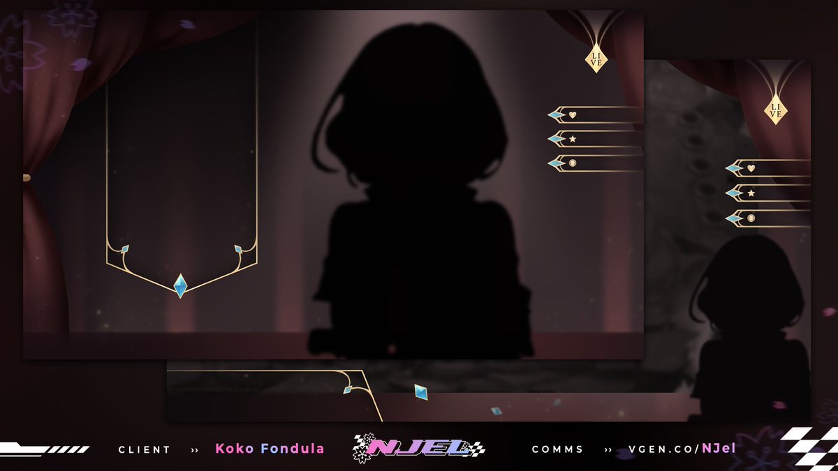 NJel ›› VGen Open (@njel_art) on Twitter photo ▀▄▀▄ 𝙎𝙃𝙊𝙒𝘾𝘼𝙎𝙀
🌸・static overlays
🌸・client: <a href="/KokoFondula/">Koko Fondula</a>
🩷 ꜱ ᴀɴᴅ 🔁ꜱ ᴀᴘᴘʀᴇᴄɪᴀᴛᴇᴅ
#VGenOpen ›› #VTuberAssets ▀▄▀▄ 𝙎𝙃𝙊𝙒𝘾𝘼𝙎𝙀
🌸・static overlays
🌸・client: <a href="/KokoFondula/">Koko Fondula</a>
🩷 ꜱ ᴀɴᴅ 🔁ꜱ ᴀᴘᴘʀᴇᴄɪᴀᴛᴇᴅ
#VGenOpen ›› #VTuberAssets