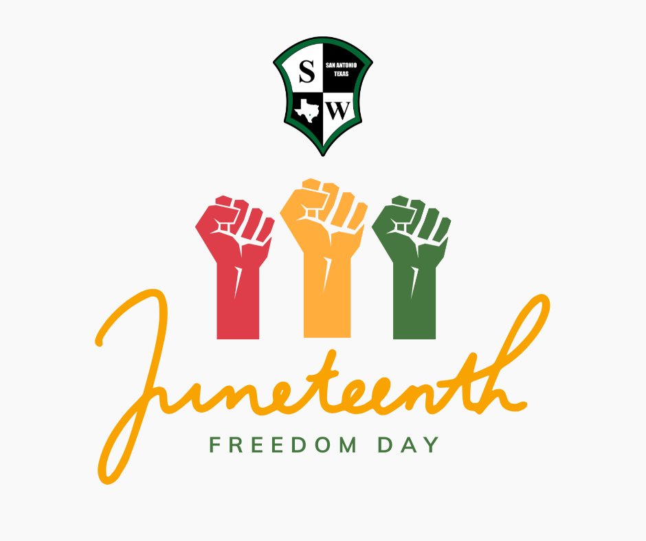 On Juneteenth, SWISD honors the strength of those who endured, celebrates the legacy of liberation, and continues the journey toward justice. #Juneteenth2025 #FreedomDay