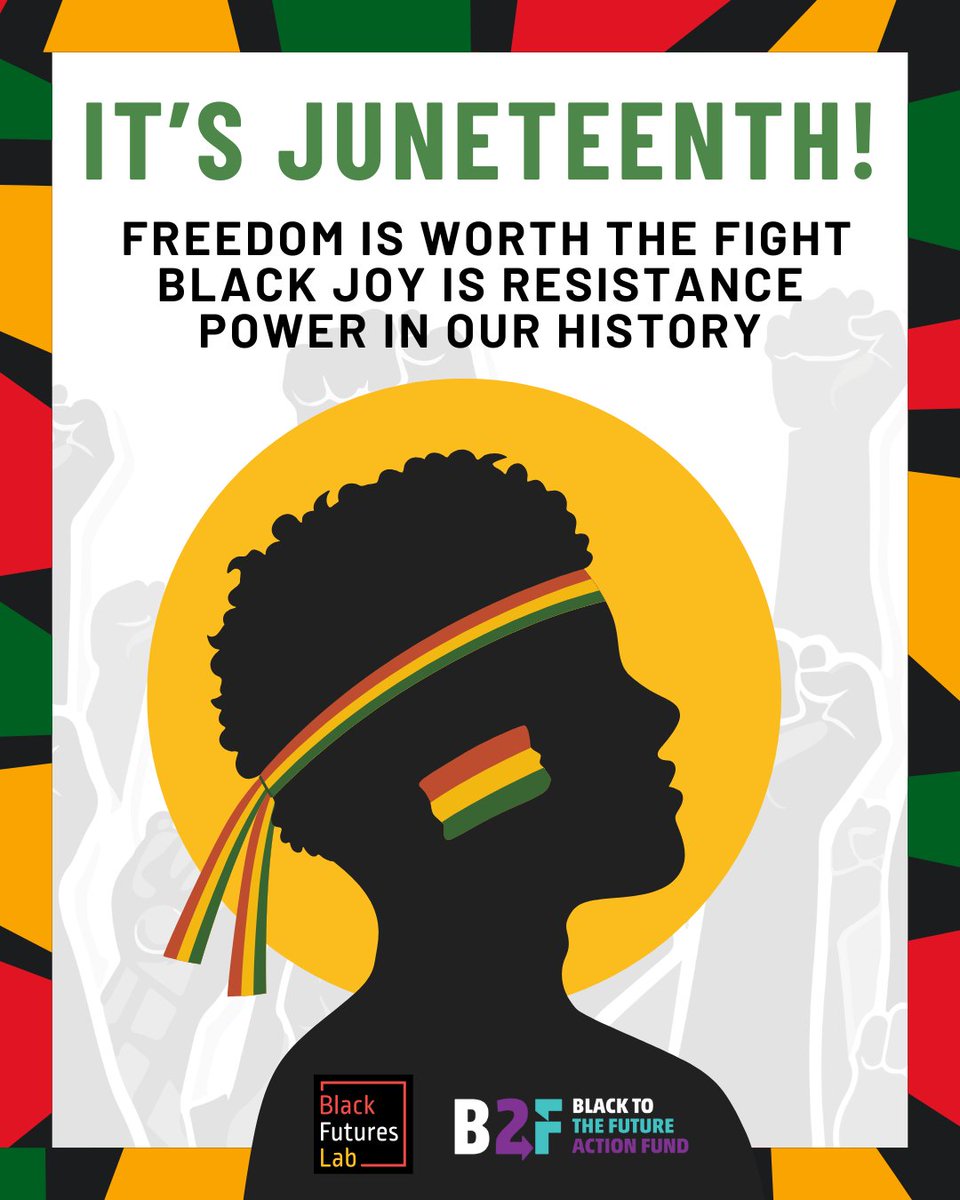 Today, we honor Juneteenth—a celebration of Black freedom, Black resilience, and Black futures. ✊🏽🔥 This day is about more than just history. It’s about the ongoing struggle for justice, safety, and true liberation.
#Juneteenth