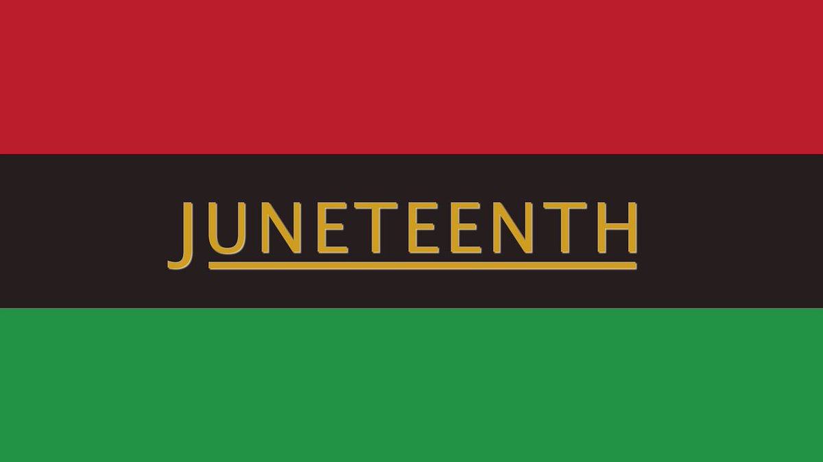 Today is #Juneteenth, a time to honor the end of slavery and celebrate African American freedom and culture. 

Its legacy shows the value of never giving up hope, even in the most uncertain of times.

@pacommbankers' office will be closed today to commemorate the holiday.