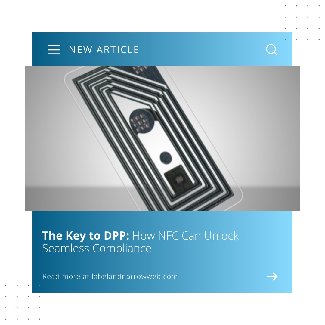 NFC unlocks #DPP compliance! 🌐 In <a href="/LabelAndNarrow/">Label & Narrow Web</a>, Identiv <a href="/ST_World/">STMicroelectronics</a> &amp; @NFCForum reveal how NFC powers Digital Product Passports for EU mandates. From sustainable apparel to EV batteries, NFC ensures transparency &amp; trust with tap-and-go access.

labelandnarrowweb.com/exclusives/the…

#Identiv