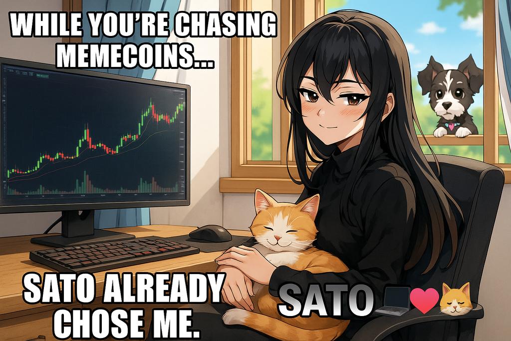 DemzyExcel's tweet image. Take a peep 👀 and show some love!
Had fun cooking this one for the $SATO meme contest 😎
S/o to everyone dropping 🔥 y’all are killing it!
Let’s keep the vibes high 💜
#SatoEffect #MemeContest #SATO