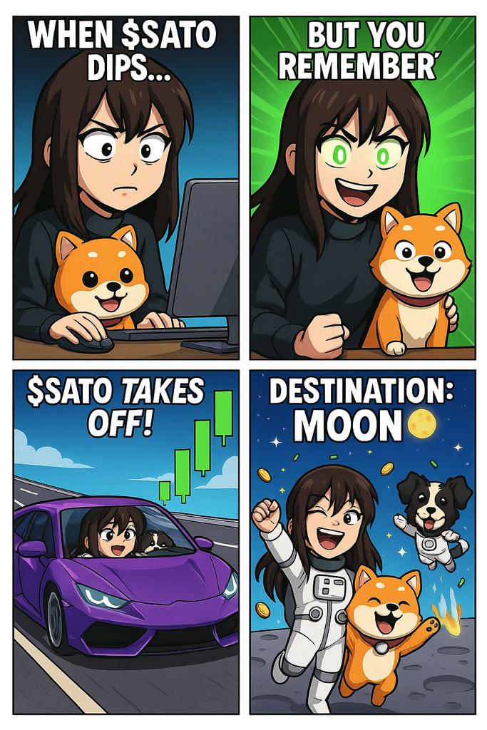 DemzyExcel's tweet image. Take a peep 👀 and show some love!
Had fun cooking this one for the $SATO meme contest 😎
S/o to everyone dropping 🔥 y’all are killing it!
Let’s keep the vibes high 💜
#SatoEffect #MemeContest #SATO