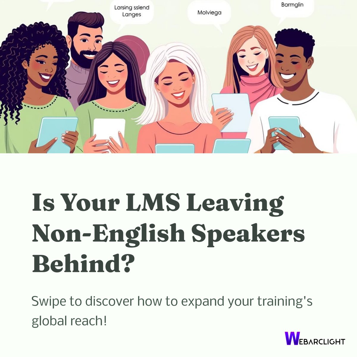 WebArclight's tweet photo. π Is your LMS leaving non-English speakers behind?
Break barriers, boost engagement, and go global with #WebarcLearn . Supports 50+ languages, intuitive design & multilingual support. π² Ready to reach everyone?
https://t.co/8HgaRBN85P
#LMS #EdTech #onlineeducation https://t.co/uM5J9UmC7Z