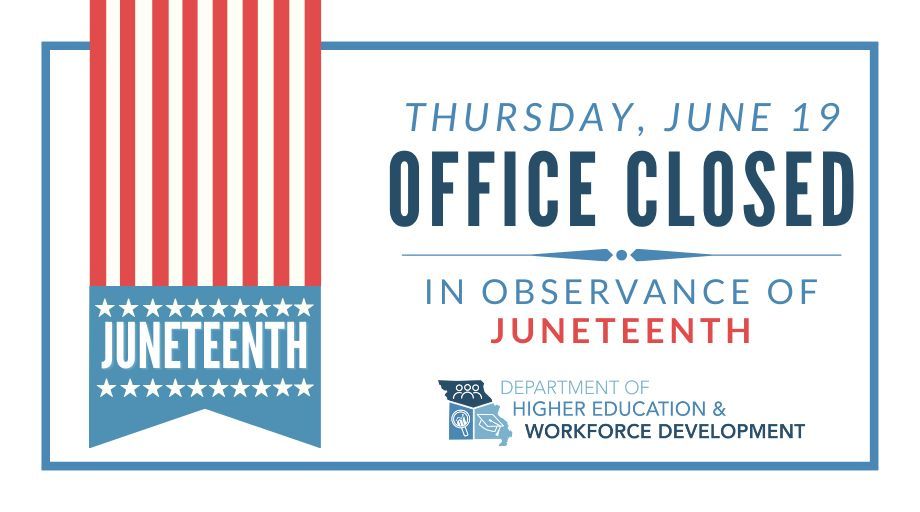 Our office will be closed TODAY, June 19, in observance of Juneteenth.