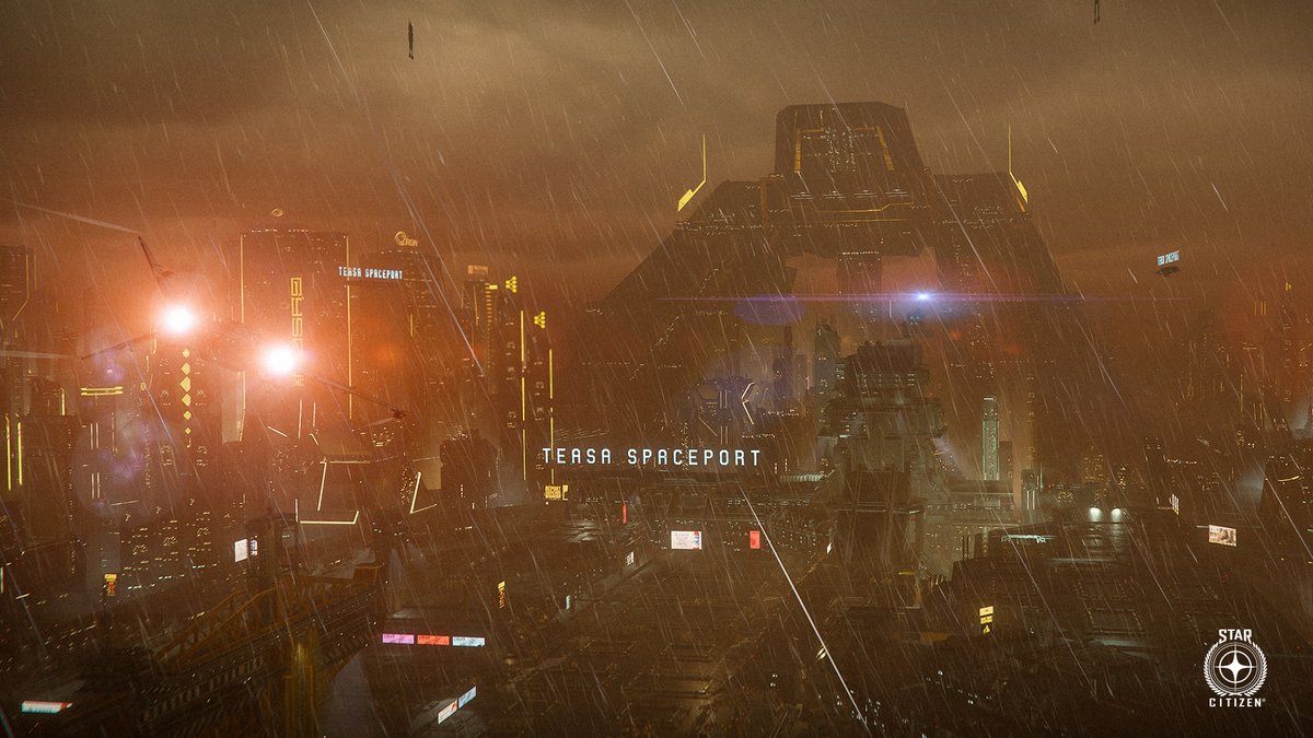Incoming Weather Alert for Stanton &amp; Pyro Regions:

Cloud cover is increasing. Thunderstorms likely.
Expect scattered showers across Hurston, ArcCorp, and Bloom.
