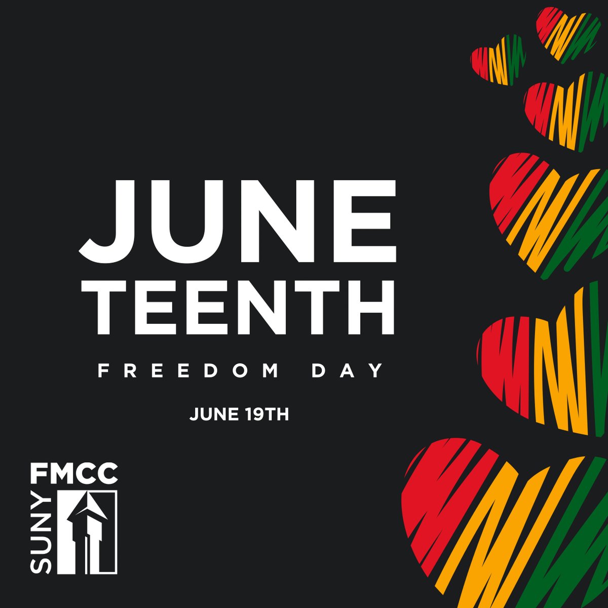 Today we honor Juneteenth, a powerful reminder of freedom, resilience, and the ongoing pursuit of equality.

Let’s continue to learn, listen, and work together toward a more just and equitable future.

#Juneteenth #FreedomDay #HistoryMatters